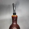 S. Senatorov Sandblasted Squat Brandy Estate Briar Pipe, Latvian Estates - Image 6