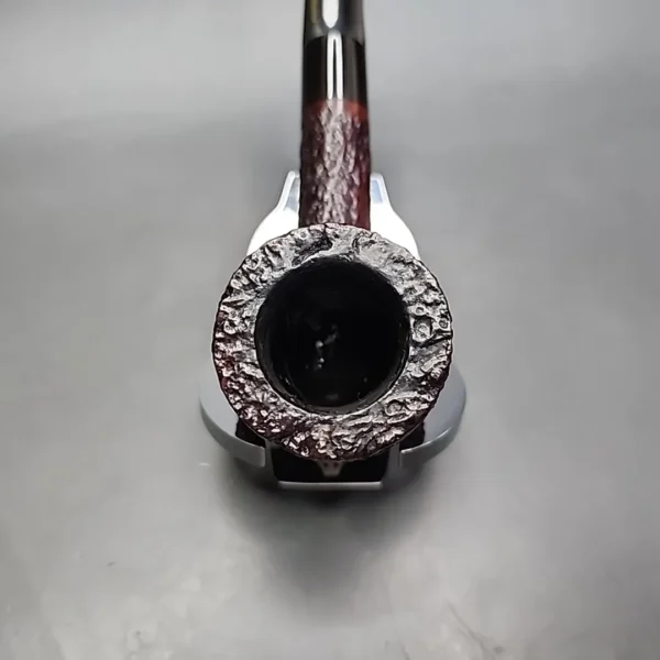 Charatan's Make 48X Sandblasted Straight Pot Estate Briar Pipe, English Estates - Image 6