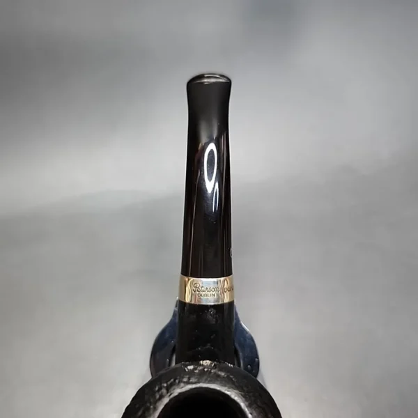 Peterson Cara B10 Sandblasted Bent Dublin Estate Briar Pipe, Irish Estates - Image 6