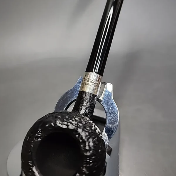Peterson Carroll of Carrollton 2024 175/248 Sandblasted Demiwarden Tomato Briar Pipe, New - Image 6