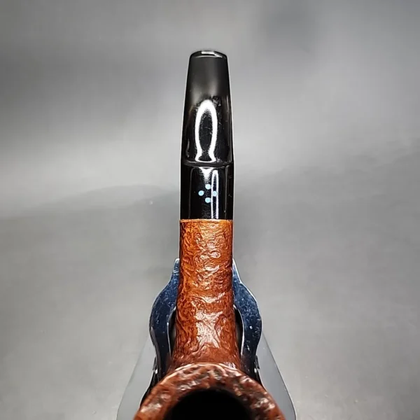 Sasieni 4 Dot Ruff Root Light Bent Dublin Estate Briar Pipe, French Estates - Image 6