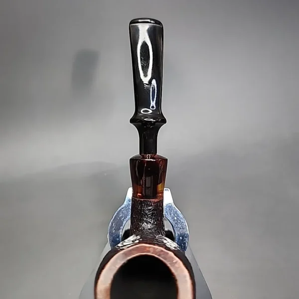 Stanwell Antique 136 Sandblasted Bent Egg Estate Briar Pipe, Danish Estates - Image 6