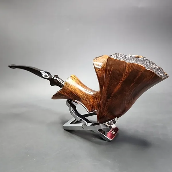 Ben Wade Golden Walnut Smooth Freehand Estate Briar Pipe, Danish Estates - Image 6