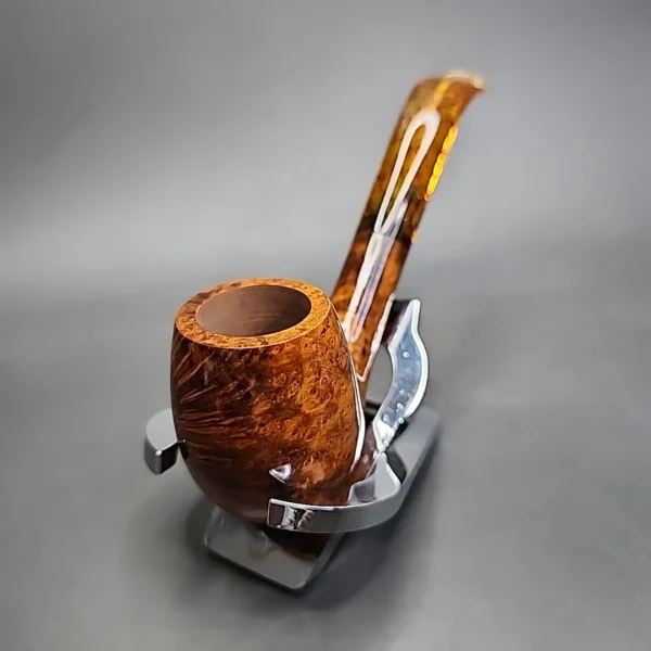 Chacom Baltik 13 Smooth Bent Billiard Estate Briar Pipe, Unsmoked - Image 6