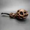 Moonlight Lotus Pod Handmade Briar Pipe, New - Image 6