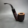 Savinelli Oscar 604 KS Rusticated Oom Paul Estate Briar Pipe, Italian Estates - Image 6