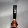 Gigi Fiamma Bent Billiard w/ Sterling Silver Estate Briar Pipe, Unsmoked - Image 6