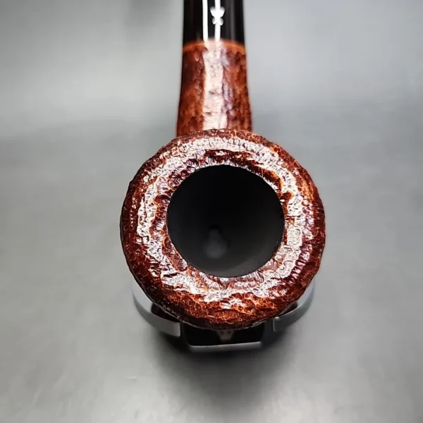 Savinelli Hercules 316 EX Rusticated Bent Pot Briar Pipe, New - Image 6