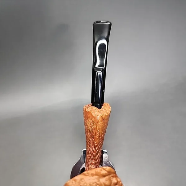 Sasieni Four Dot Sandblasted Freehand Estate Briar Pipe, English Estates - Image 6