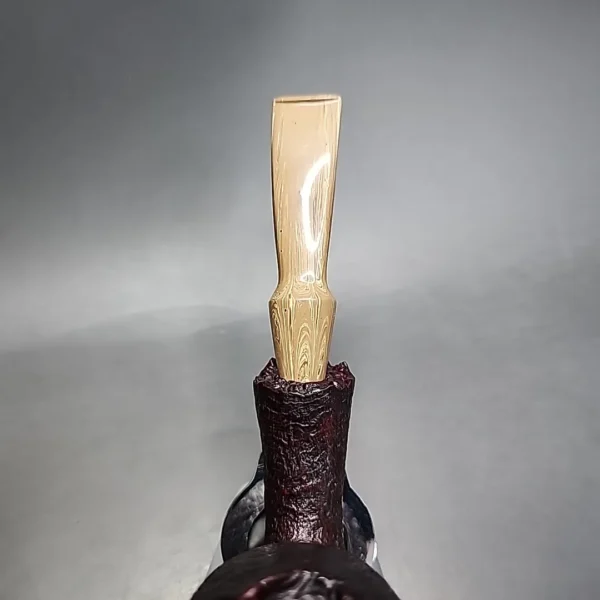 Frassati Sandblasted Freehand Egg Estate Briar Pipe, American Estates - Image 6