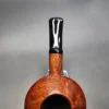 Bennie Joe Smooth Rhodesian Handmade Briar Pipe, New - Image 6