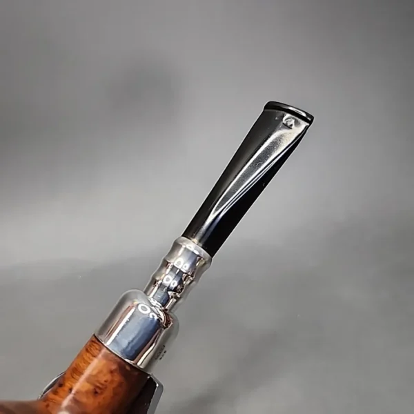 L. Wood by Les Wood, Smooth Straight Spigot Estate Briar Pipe, English Estates [SOLD] - Image 6
