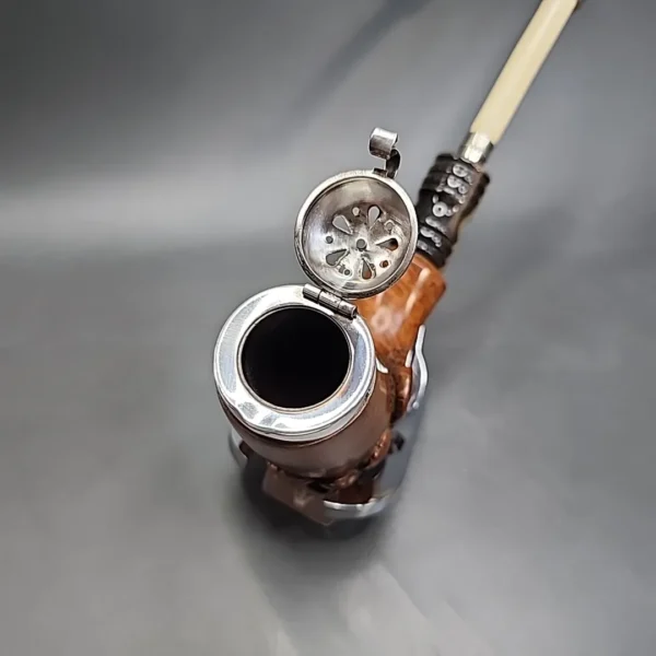 Butz Choquin L'Ancienne Silver Cap Churchwarden Estate Briar Pipe, French Estates [SOLD] - Image 6