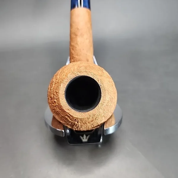 Pipe Tristan Sandblasted Bent Apple Handmade Briar Pipe, New [SOLD] - Image 6