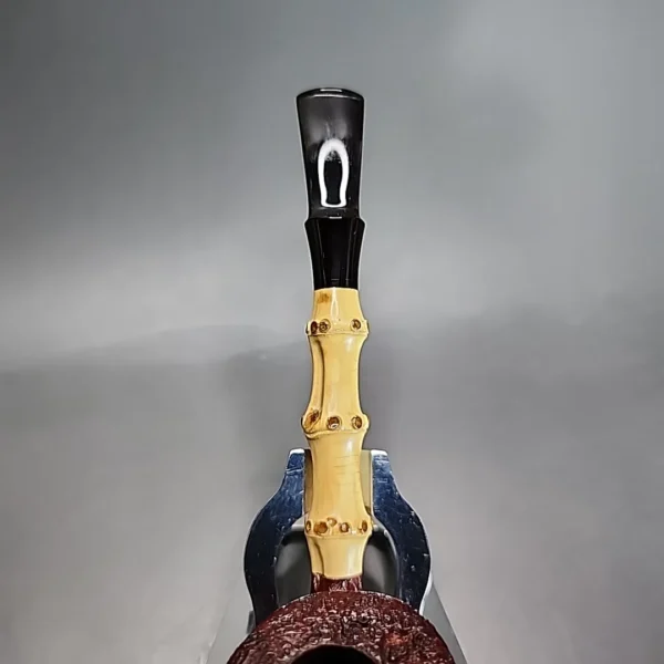 Adam Davidson Sandblasted Pickaxe Handmade Estate Briar Pipe, American Estates [SOLD] - Image 6