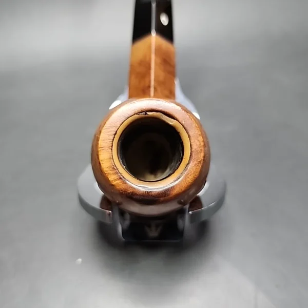 Kaywoodie Flame Grain Meerschaum Lined 12B Estate Briar Pipe, American Estates - Image 6