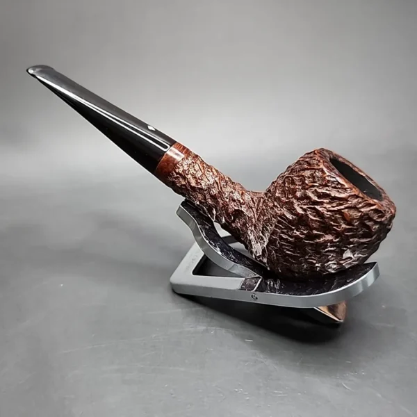 1920s Kaywoodie Thorn 7486B Rusticated Straight Apple Estate Briar Pipe [SOLD] - Image 7