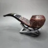 Sasieni Four Dot Grosvenor Patent, Rusticated Bulldog Estate Briar Pipe, English Estates - Image 7