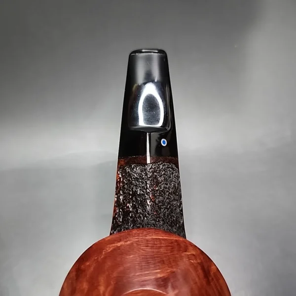 Ardor Urano Big 2021 Partially Rusticated Bulldog Estate Briar Pipe, Italian Estates [SOLD] - Image 7