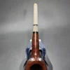 Paronelli (c. 1945-1950) Smooth Billiard w/ Horn Estate Briar Pipe, Unsmoked - Image 7