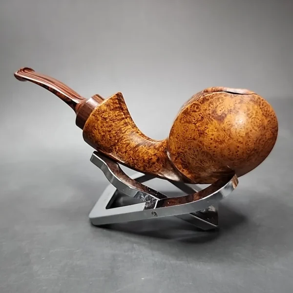 Sam Cui Smooth Blowfish Handmade Estate Briar Pipe, Chinese Estates [SOLD] - Image 7