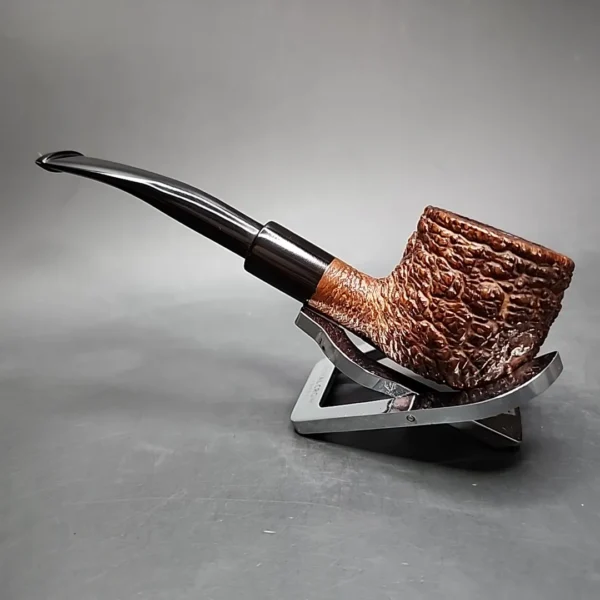 Savinelli Capri Bruna 121 Bent Pot Estate Briar Pipe, Italian Estates - Image 7
