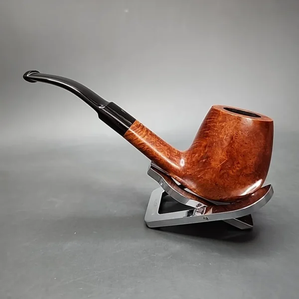 Barontini Amaretto 702 Smooth Bent Brandy Estate Briar Pipe, Italian Estates - Image 7