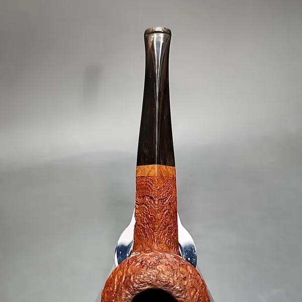 Talbert Pipes Ligne Bretagne Sandblasted Straight Bulldog Estate Briar Pipe, American Estates [SOLD] - Image 7