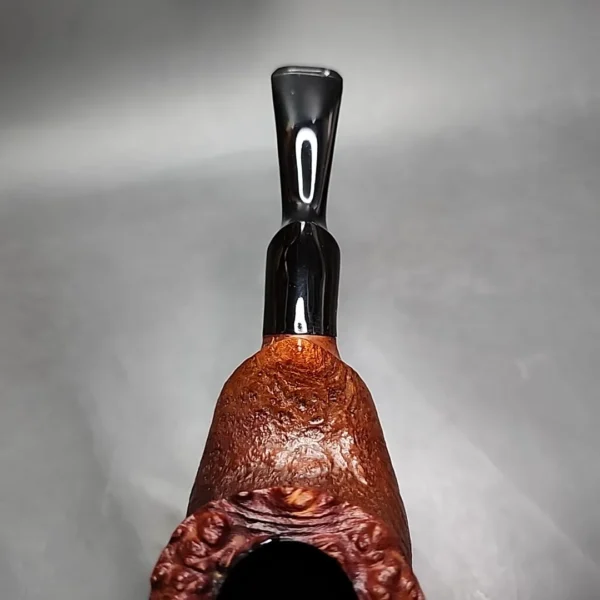 1948 Comoy's Olympic Sandblasted Freehand Estate Briar Pipe, English Estates - Image 7