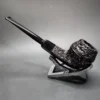 Castello Sea Rock Briar 56F Rusticated Bulldog Estate Briar Pipe, Italian Estates - Image 7