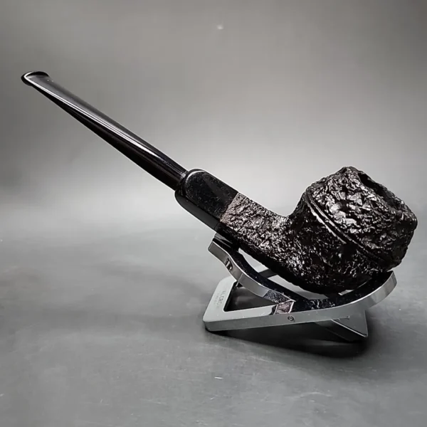 Castello Sea Rock Briar 56F Rusticated Bulldog Estate Briar Pipe, Italian Estates - Image 7