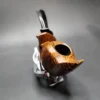Ichi Kitahara 2015 Asymmetrical Horn Handmade Briar Pipe, Unsmoked [SOLD] - Image 7