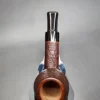 AJ Pipes Sandblasted Straight Brandy Handmade Briar Pipe, New - Image 7