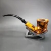 Hilson Fantasia Block Meerschaum Lined Estate Pipe, Belgian Estates [SOLD] - Image 7