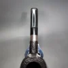 Stanwell Sterling Sandblasted Saddle Billiard Estate Briar Pipe, Danish Estates - Image 7