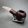 Savinelli Saint Nicholas 320 KS Rusticated Author Estate Briar Pipe, 6mm, Italian Estates - Image 7