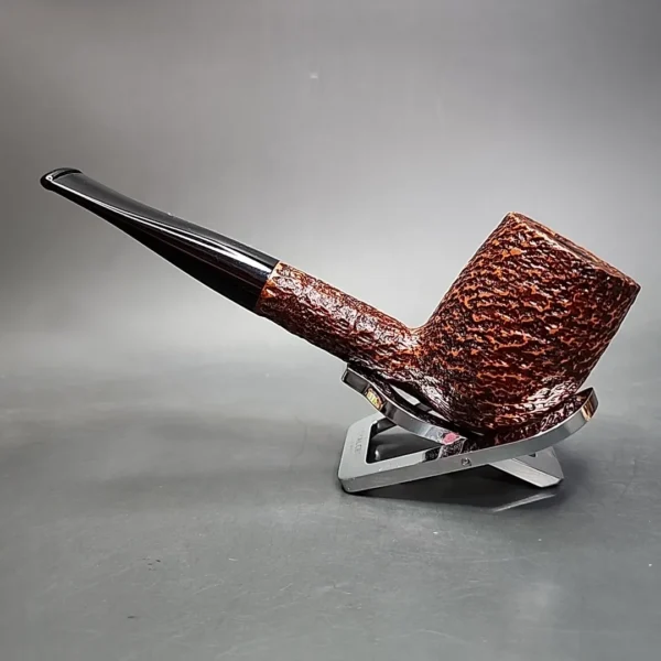 Savinelli Hercules 111 EX Rusticated Straight Billiard Briar Pipe, New - Image 7