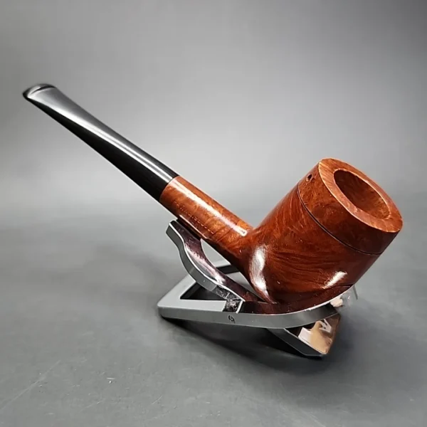 Roto Bowl Smooth Straight Billiard Sitter Estate Briar Pipe, Unsmoked [SOLD] - Image 7