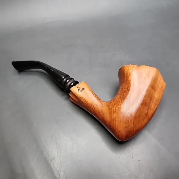 Unknown Smooth Freehand Estate Briar Pipe, Unsmoked - Image 7