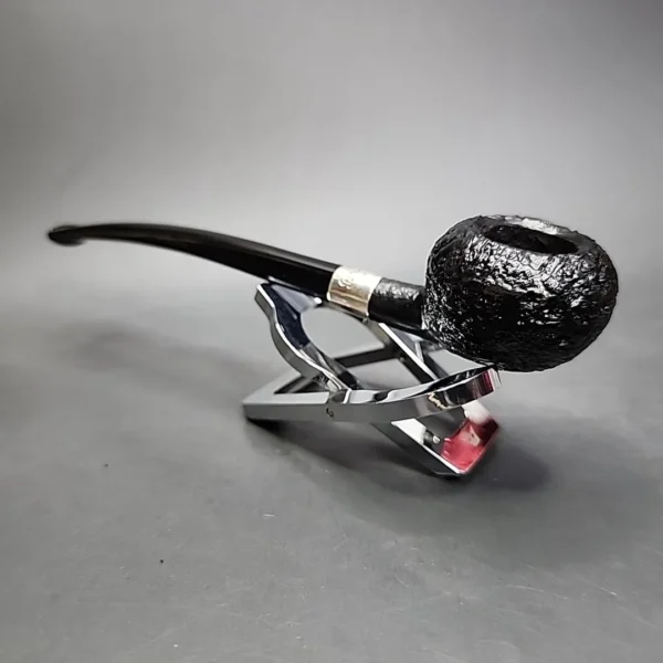 Peterson Carroll of Carrollton 2024 175/248 Sandblasted Demiwarden Tomato Briar Pipe, New - Image 7