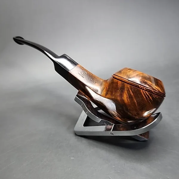 Orlik London 56071 Smooth Bent Bulldog Estate Briar Pipe Unsmoked - Image 7