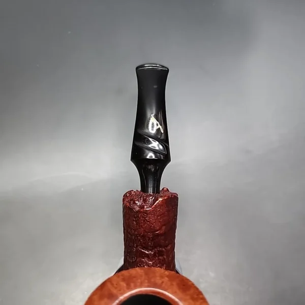 Savinelli Autograph 4 Partially Sandblasted Freehand Estate Briar, Pipe Unsmoked - Image 7