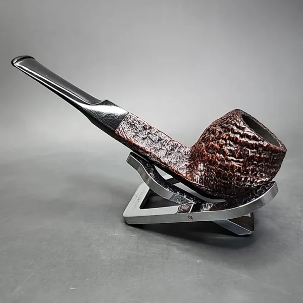1955 Dunhill Shell Briar 48 Saddle Bulldog Estate Briar Pipe, English Estates - Image 7