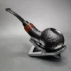 PS Studio Sandblasted Squat Tomato Estate Briar Pipe, Unsmoked - Image 7