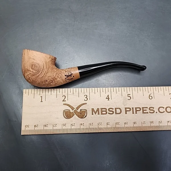 Morgan Bones Bent Pot Briar Pipe, New - Image 7