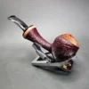 C. Kent Joyce Teardrop Acorn Sandblasted Estate Briar Pipe, Unsmoked - Image 7