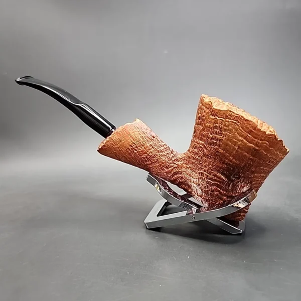 Sasieni Four Dot Sandblasted Freehand Estate Briar Pipe, English Estates - Image 7