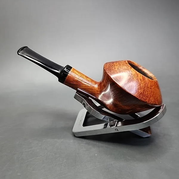 Bennie Joe Smooth Rhodesian Handmade Briar Pipe, New - Image 7