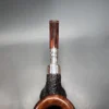 Ferndown Bark 3 Star Silver Spigot Poker Estate Briar Pipe, English Estates - Image 7