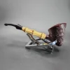 Adam Davidson Sandblasted Pickaxe Handmade Estate Briar Pipe, American Estates [SOLD] - Image 7